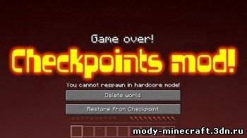 Checkpoints Mod [1.3.2]